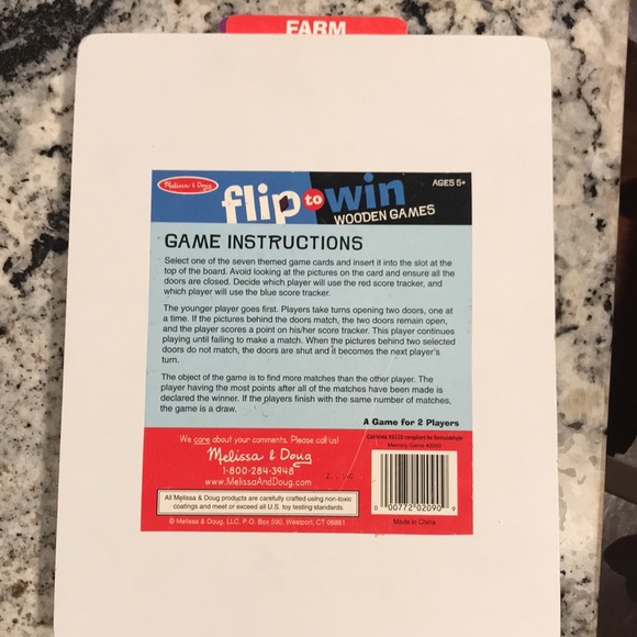 Melissa & Doug Flip to Win Memory Game - Picture 2 of 5